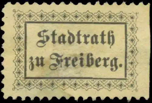 Stadtrath zu Freiberg