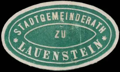 Stadtgemeinderath zu Lauenstein