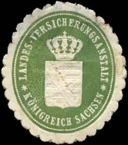 Landes - Versicherungsanstalt - KÃ¶nigreich Sachsen