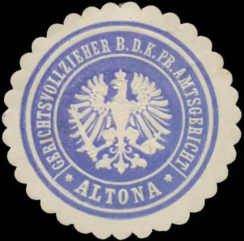Gerichtsvollzieher b.d. K.Pr. Amtsgericht Altona
