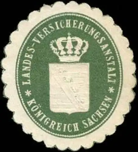 Landes - Versicherungsanstalt - KÃ¶nigreich Sachsen