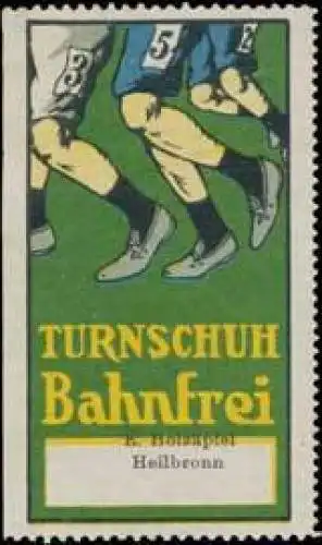 Turnschuh Bahnfrei