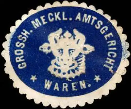 Gr. Mecklenburgische Amtsgericht - Waren