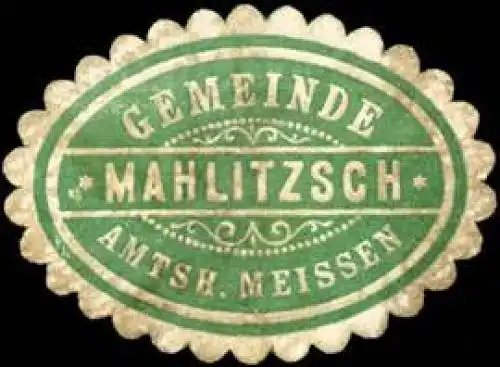 Gemeinde Mahlitzsch - Amtsh. Meissen