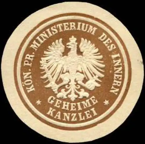 K.Pr. Ministerium des Innern - Geheime Kanzlei