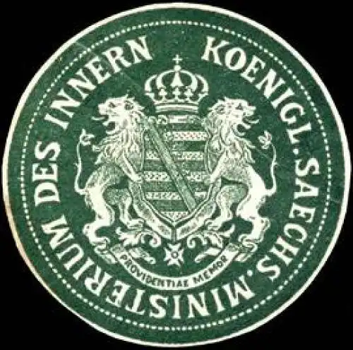 Koeniglich Saechsische Ministerium des Innern