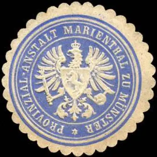 Provinzial - Anstalt Marienthal zu MÃ¼nster