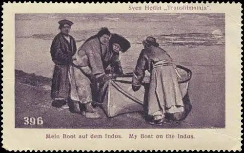 Mein Boot auf den Indus
