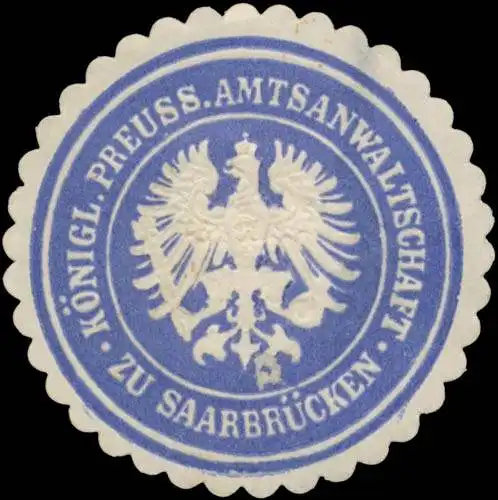 K. Pr. Amtsanwaltschaft zu SaarbrÃ¼cken