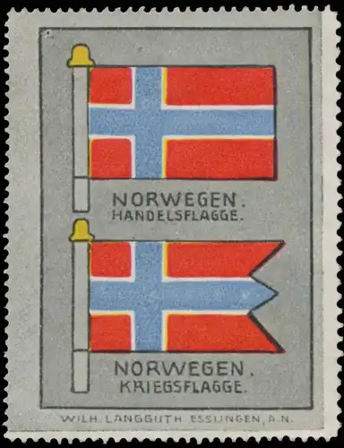 Norwegen Flagge