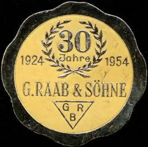 30 Jahre G. Raab & SÃ¶hne