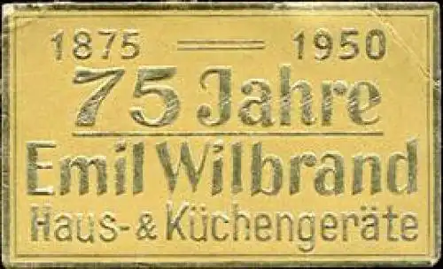 75 Jahre Emil Wildbrand Haus & KÃ¼chengerÃ¤te