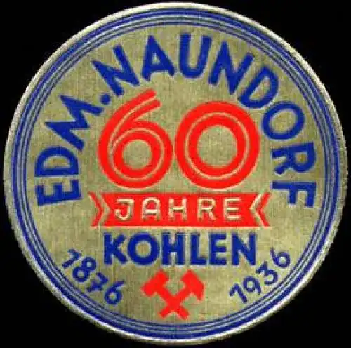 60 Jahre Kohlen Edmund Naundorf