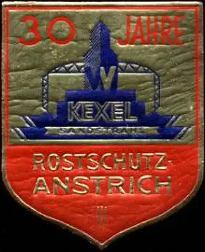 30 Jahre Kexel Sandstrahl Rostschutzanstrich