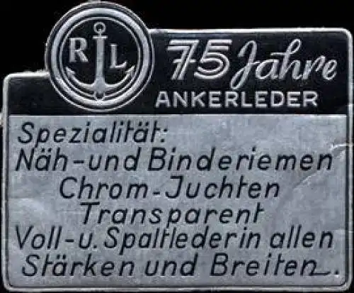 75 Jahre Ankerleder