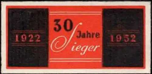 30 Jahre Sieger