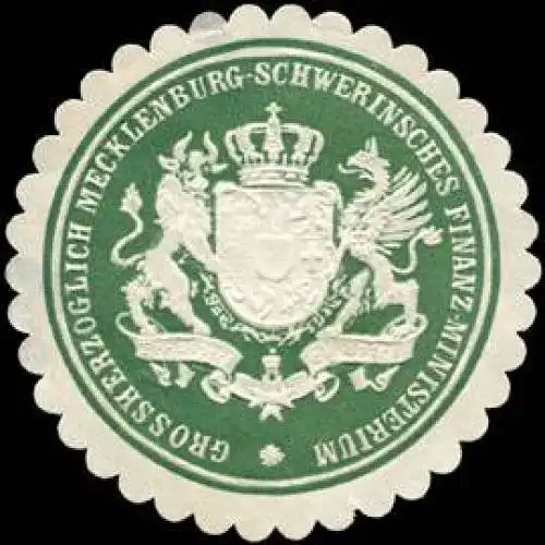 Gr. Mecklenburg - Schwerinisches Finanzministerium