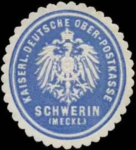 Kaiserl. Deutsche Ober-Postkasse Schwerin