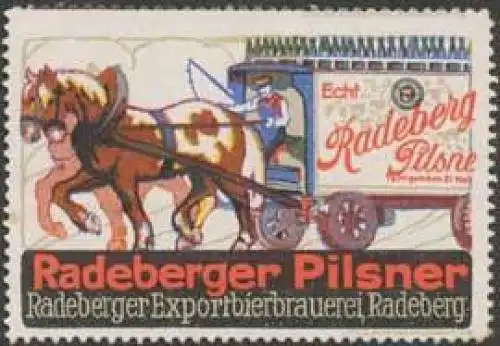 Bier-Pferdefuhrwerk