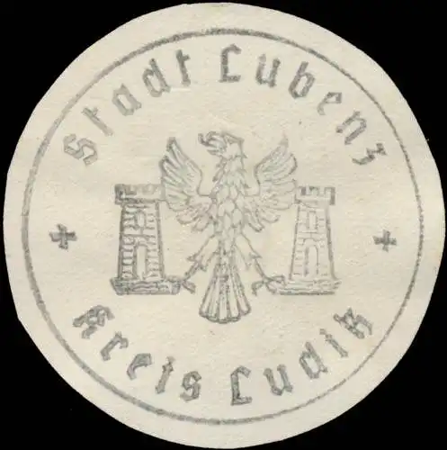 Stadt Lubenz Kreis Luditz