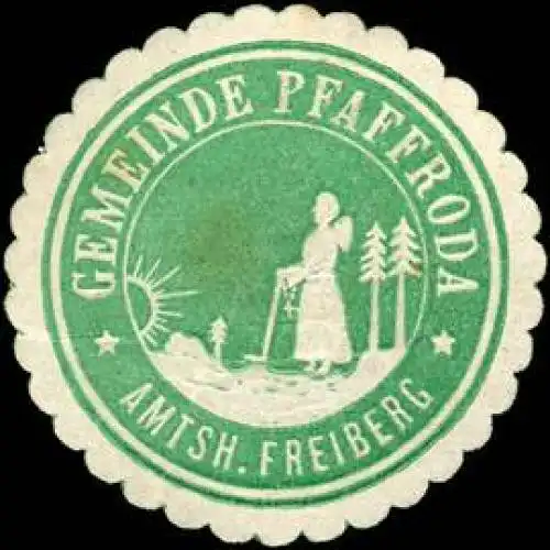 Gemeinde Pfaffroda - Amtsh. Freiberg