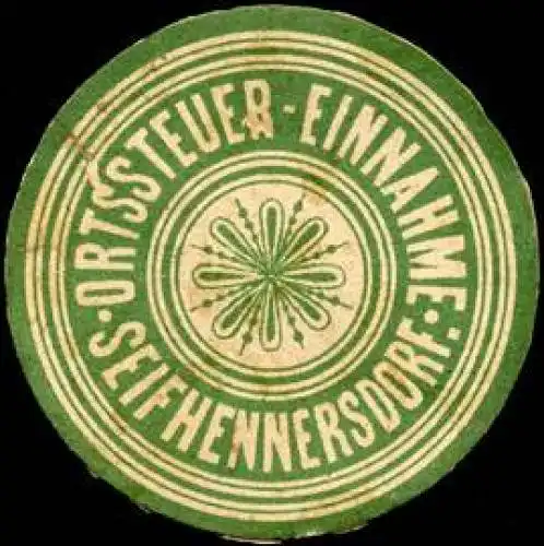 Ortssteuer - Einnahme - Seifhennersdorf
