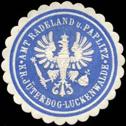 Amt Radeland und Paplitz - Kreis JÃ¼terbog - Luckenwalde