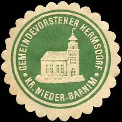 Gemeindevorsteher Hermsdorf - Kreis Nieder - Barnim
