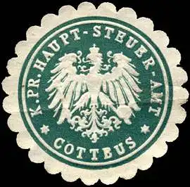K.Pr. Haupt - Steuer - Amt - Cottbus