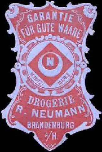 Drogerie R. Neumann - Garantie fÃ¼r gute Waare - Brandenburg an der Havel