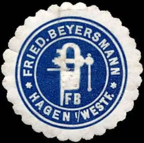 Fried. Beyersmann - Hagen in Westfalen