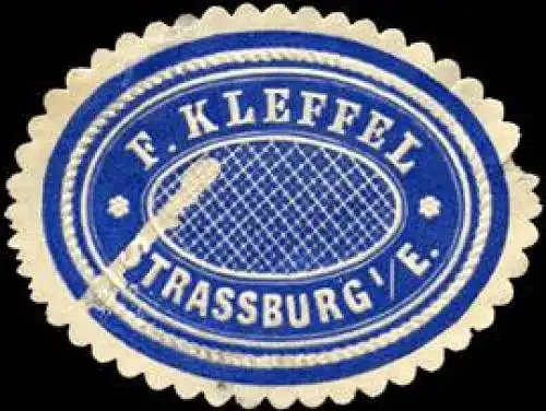 F. Kleffel - Strassburg im Elsass