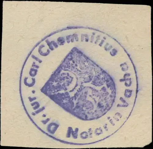 Dr. Carl Chemnitius Notar in Vacha