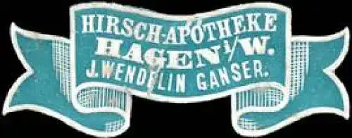 Hirsch - Apotheke J. Wendelin - Hagen i./W