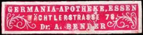 Germania - Apotheke - Dr. A. Bender - Essen