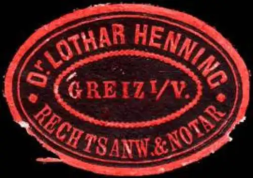 Dr. Lothar Henning - Rechtsanwalt & Notar - Greiz im Vogtland