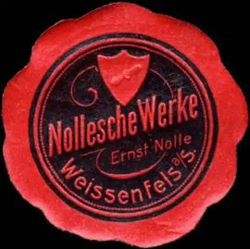 Nollesche Werke - Ernst Nolle - Weissenfels / Saale