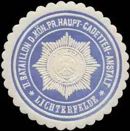 II. Bataillon der K.Pr. Haupt-Cadetten-Anstalt