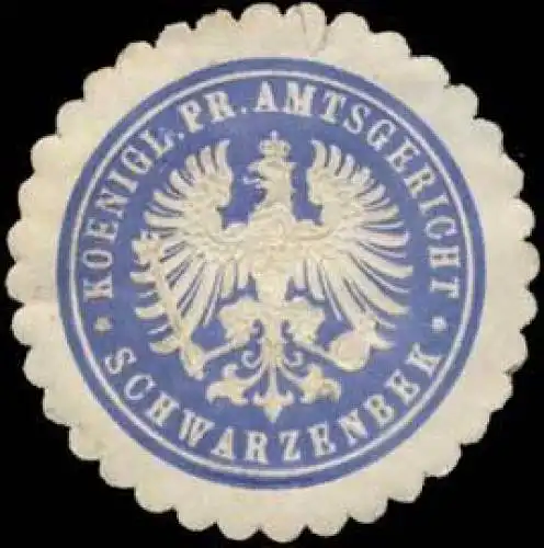 Koenigl. Pr. Amtsgericht Schwarzenbek