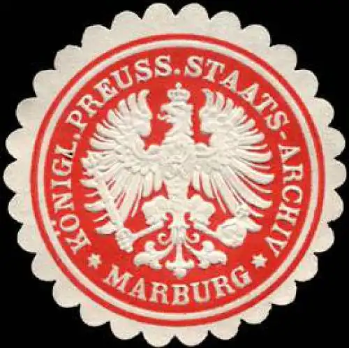 K.Pr. Staatsarchiv - Marburg