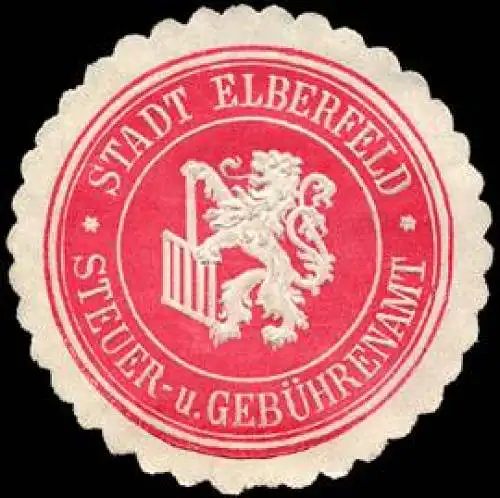 Stadt Elberfeld - Steuer - und GebÃ¼hrenamt