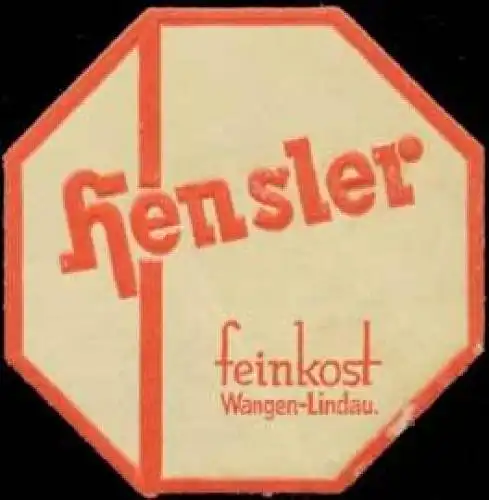 Hensler Feinkost