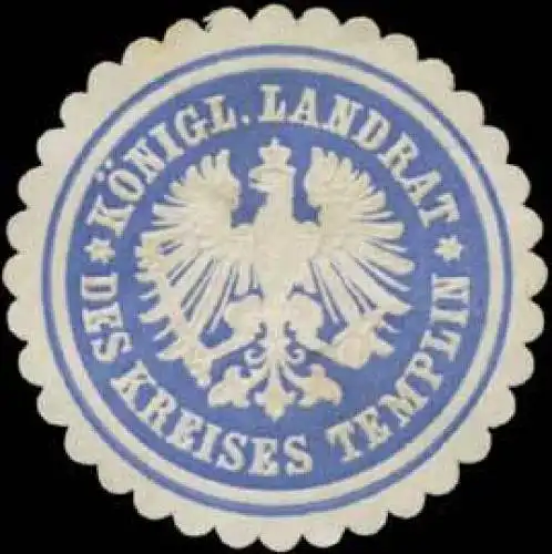 K. Landrat des Kreises Templin