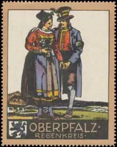 Bayern Volkstrachten Oberpfalz