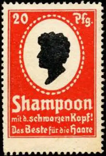 Schwarzkopf Shampoon mit dem schwarzen Kopf!
