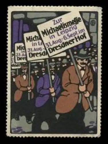 Zur Michaelismesse in Leipzig