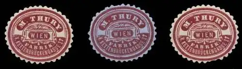 M. Thury Fabrik Wien Sammlung Siegelmarken