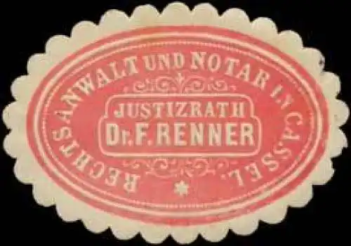 Justizrath Dr. F. Renner