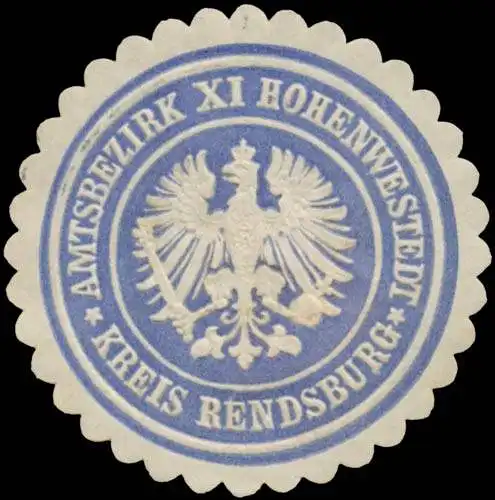 Amtsbezirk XI Hohenwestedt Kreis Rendsburg