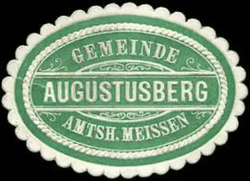 Gemeinde Augustusberg - Amtshauptmannschaft Meissen